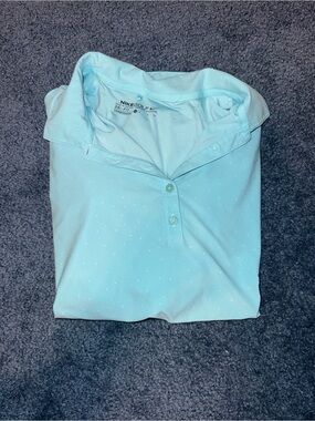 Like New Nike Light Blue Golf Polo